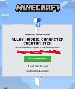 ALLAY HOODIE CHARACTER CREATOR ITEM für Minecraft