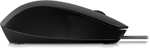 HP 150 Maus (kabelgebundene Maus, bis 1.600 DPI, Rechtshänder Maus, Linkshänder Maus) schwarz (Amazon Prime)
