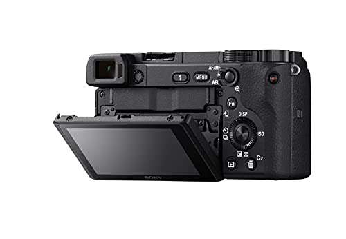 Sony Alpha 6400 + 16-50 Kit | APS-C Spiegellose Kamera (Schneller 0,02s Autofokus 24,2 Megapixel, neigbares Display für Vlogging)