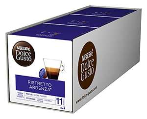 NESCAFÉ Dolce Gusto Ristretto Ardenza, 48 Kaffeekapseln (Intensität 11, dichte Crema), 3er Pack (3 x 16 Kapseln) (Prime)