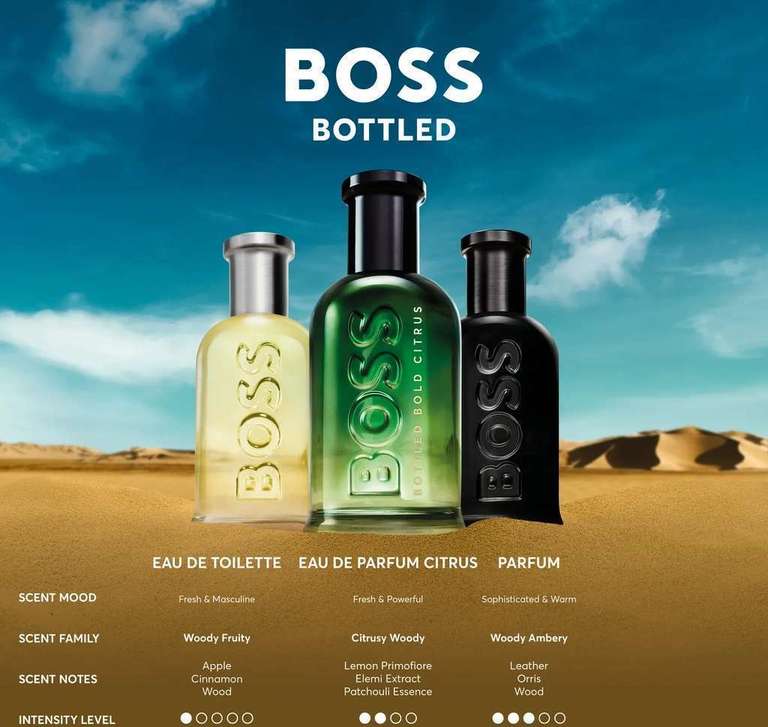 BOSS Bottled Bold Citrus EDP 50 ml – jetzt bei Müller, 44,96 € inkl. Versand | Abholung 39,57 € bei CB Guthaben – at Müller