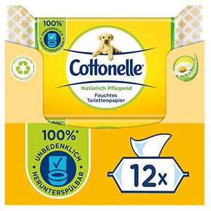 Prime- Cottonelle feuchtes Toilettenpapier 12er Pack (Sparabo)