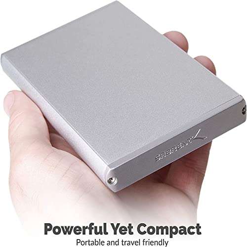 [Prime] SABRENT Aluminium Festplattengehäuse 2,5 Zoll, SSD HDD SATA zu USB 3.2x1 Gehäuse (EC-UM30)