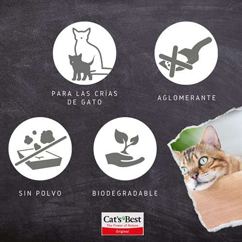 Amazon Sparabo Cat's Best Original Katzenstreu, 20 L, 8.6 kg