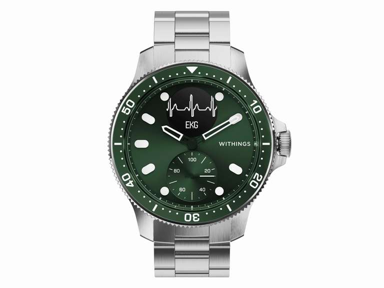 [CB] Withings ScanWatch Horizon Hybrid-Smartwatch, 43 mm, grün