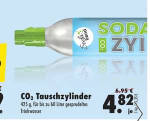 [Mäc Geiz offline] Soda Trend CO₂-Zylinder, Füllung/Tauschzylinder bis zu 60 Liter, 425gramm