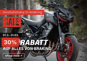 30% auf Braking Motorrad Bremsscheiben Bremsbeläge Radial Bremspumpen KTM Yamaha Husqvarna BMW Aprilia Honda Ducati