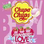 Chupa Chups Lollis Strawberry Lover, Thekendisplay mit 150 fruchtigen & cremigen Erdbeer-Lollis (13,21€ möglich) (Prime Spar-Abo)