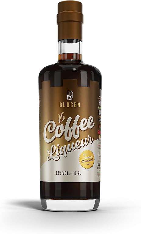 (Prime) Burgen Coffee Liqueur Salted Caramel (1x 0,7 Liter) 32% vol