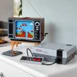 LEGO Super Mario Set 71374 NES Nintendo Entertainment System mit Konsole und Fernseher