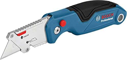 Bosch Professional 2 tlg. Messer Set (Universal Klappmesser und Profi Cuttermesser, inkl. Ersatzklingen) | 2 Sets für 35,99€ [Amazon.es]