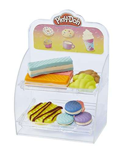 Play-Doh Kitchen Creations Knetspaß Café | 8 Dosen Spielknete und 20 Spielaccessoires, Eiscafé Spielset [prime]