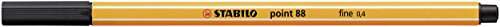 Fineliner - STABILO point 88 - 10er Pack - schwarz für 5,09€ (Prime Spar-Abo)