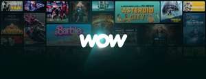 12 Monate WOW Filme & Serien + 1 Woche WOW Premium für 5,98€ monatlich