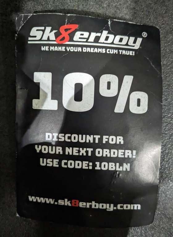 10% Rabatt auf alles bei Sk8erboy (Skaterboy) (Erotik, Fetisch, Socken)