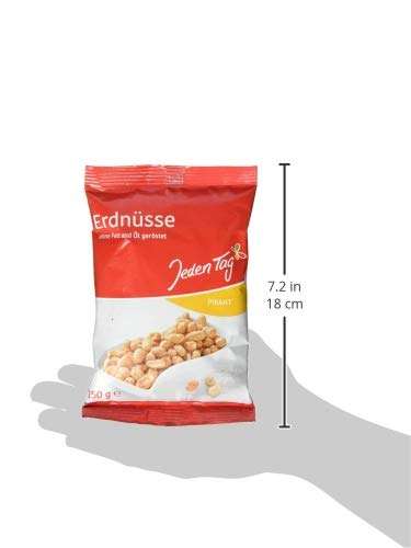 Jeden Tag Erdnüsse Pikant, ohne Fett, 150g für 0,79€ inkl. Versand (Amazon Prime)