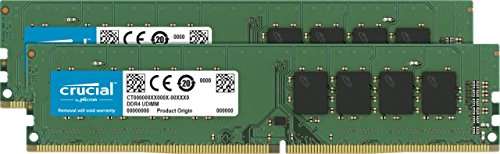 Crucial RAM 32GB (2x16GB) DDR4 3200MHz CL22