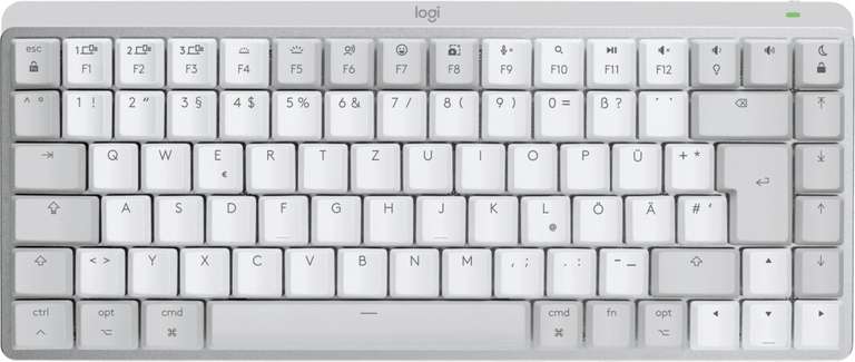 [Amazon / Galaxus]Logitech MX Mechanical Mini for Mac Wireless Keyboard (Tactile, Kailh Choc V2 Low Profile Brown, USB-C) in Space/Pale Grey