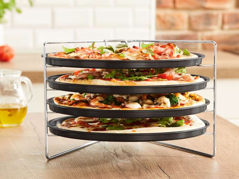 [Lidl] Zenker Pizza Backset/ Pizzabäcker-Set, Ø 29 cm, 5-teilig für 6,99€
