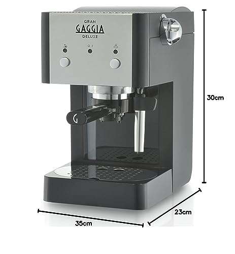 Amazon Retoure (akzeptabel): Gaggia ri8425/11 Macchina da caffè manuale ri8425 - Espressoautomat mit Milchaufschäumer