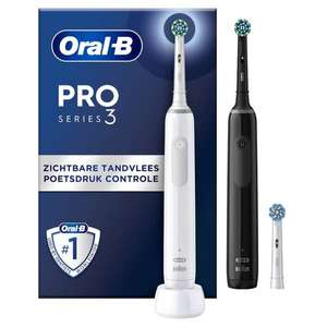 Oral-B Pro 3 - 3900 - Elektrische Zahnbürste inkl. 2. Handstück - schwarz / weiß