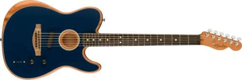 Fender American Acoustasonic Telecaster, elektroakustische Hybridgitarre mit Acoustic Engine, inklusive Gigbag