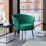 HAY Dorso Steel, drehbarer Lounge-Sessel, Bezug: 90% Wolle, Design: GamFratesi [Ikarus]
