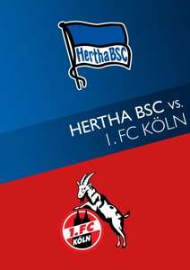 Tickets ab 9€ für Hertha - Köln am 12.11.2022 15:30 Uhr