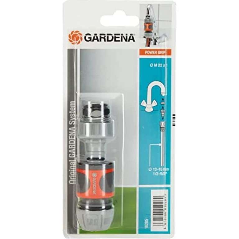 Gardena Wasserhahnanschluss-Set für den schnellen Anschluss von 13 mm (1/2 Zoll)- und 15 mm (5/8 Zoll) Wasserschläuchen (18285-20) (Prime)
