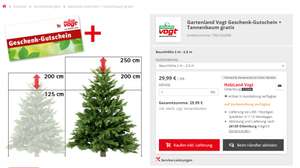 [Lokal Oldenburg Holzland-Vogt] Gratis Weihnachtsbaum beim Kauf eines Gutscheines über 29,99