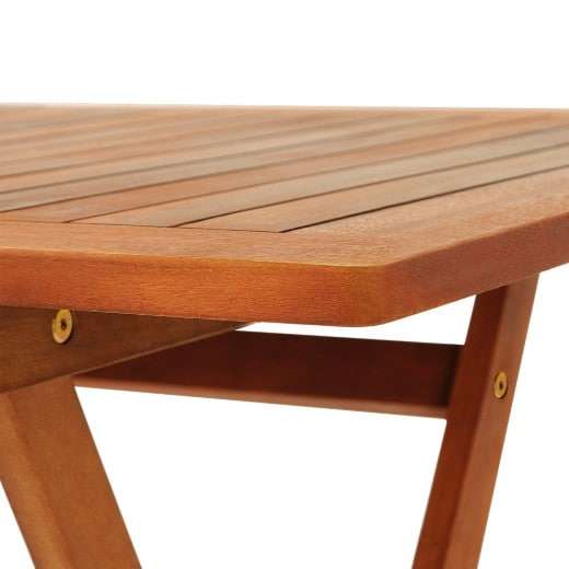 CASARIA Garten-Sitzgruppe Sydney Komfort 5-tlg. aus Akazienholz (FSC zertifiziert) | klappbar | vorgeölt | witterungsbeständig