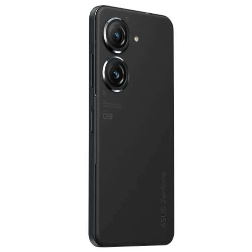 Asus Zenfone 9 5G Smartphone 14,98cm (5,9 Zoll) AMOLED-Display, 128GB interner Speicher, 8GB RAM, Dual-SIM, Midnight Black