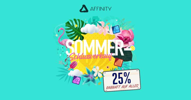 Affinity Photo 2, Designer 2 & Publisher 2 mit 25% Sommer-Rabatt