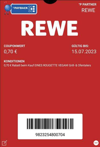 [Rewe] Rougette Vegan Grill- & Ofentaler für 1,52€ (Angebot + Coupon) ab 10.07.