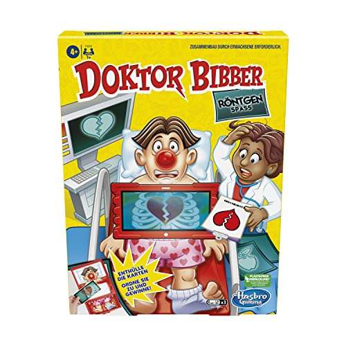 Hasbro Doktor Bibber Röntgen Spaß, Brettspiel für Kinder ab 4 Jahren (Prime)