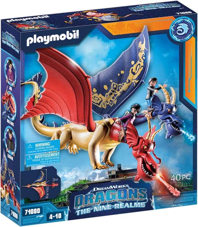 Playmobil Dragons: The Nine Realms - Wu & Wei mit Jun (71080) für 32,95€ (Müller)