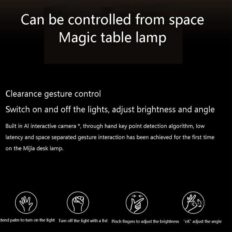 Xiaomi Mijia Pi Pi Lampe mit Emotionen & Gestensteuerung + 10,5% Shoop Cashback sind möglich