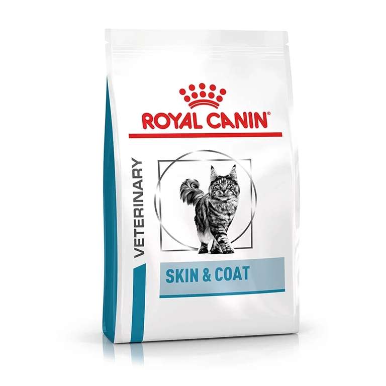 ROYAL CANIN Veterinary SKIN & COAT 3,5 kg für 6,51€/kg - Katzenfutter - Trockenfutter zur Fellpflege.