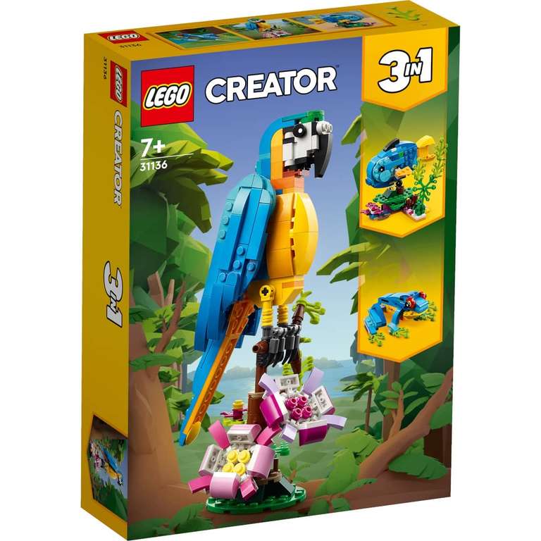 Müller LEGO Creator 31136 Exotischer Papagei (CB + Rossmann 10% Papiercoupon)