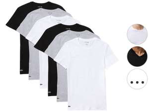 6x Lacoste Basic-T-Shirt | Rundhals-/V-Ausschnitt