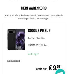 Google Pixel 8 9,95€ (128gb) im Vodafone Gigakombi Smart Entry 24,99€/Monat