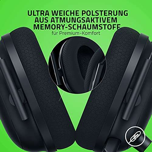 Razer BlackShark V2 Pro - Wireless Headset (Kabellose Kopfhörer mit 50mm-Treiber, Rauschunterdrückung für PC, Mac, PS4, Xbox One & Switch)