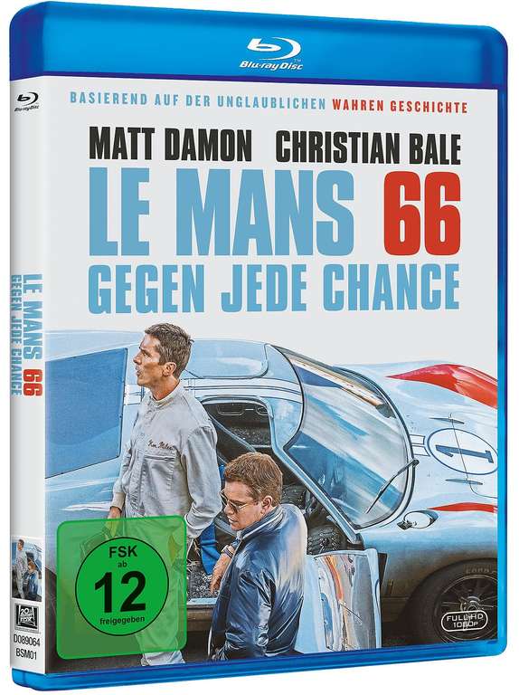 Le Mans 66 - Gegen jede Chance (Blu-ray) IMDb 8,1/10 (Prime)