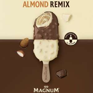 LANGNESE 20x 85ml Magnum Almond Remix (2,94€/l) Mandel Stieleis bei EISKÖNIG