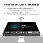 Silicon Power SSD 2TB A55 3D NAND QLC, DRAM-less 2.5" SATA III 7mm bei Amazon.de wieder für 69.99 EUR