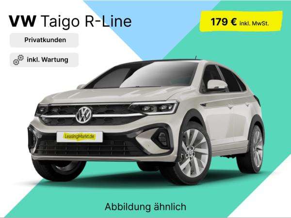 [Privatleasing] R-Line Volkswagen Taigo 1.0 TSI (116 PS) für 173€ mtl. | inkl. W+V | 1099 ÜF | LF: 0,55 GF 0,70 | 24 Monate | 10.000 km