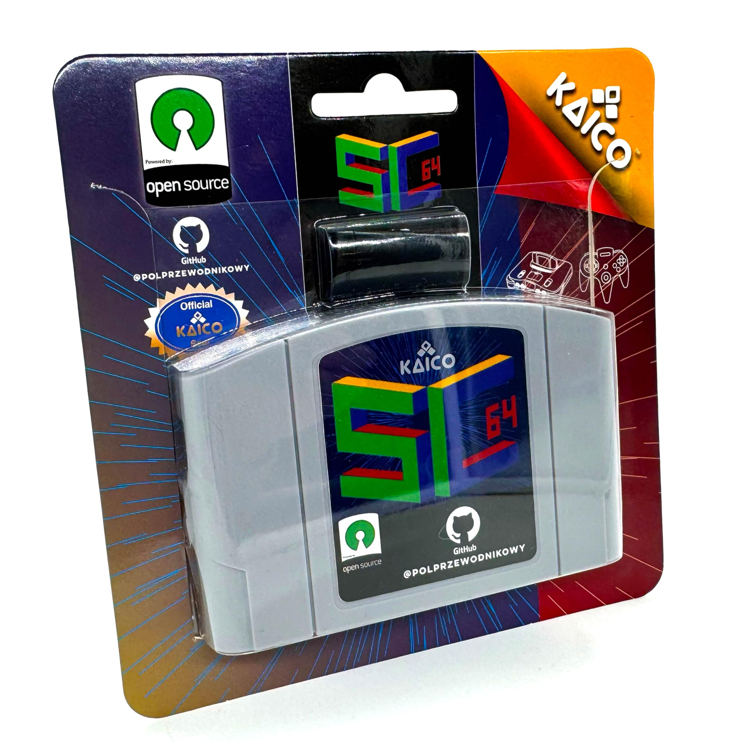 Kaico Edition SummerCart64 Open Source N64 Flash Cart with 64DD Support PAL/NTSC N64 Konsolen (Amazon Prime)