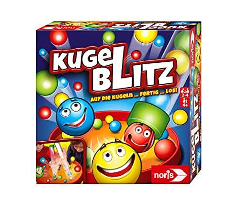 [Prime] Noris Kugelblitz | das blitzschnelle Actionspiel mit Lerneffekt in verschiedenen Spielvarianten, ab 4 Jahren (1-2 Monate Lieferzeit)