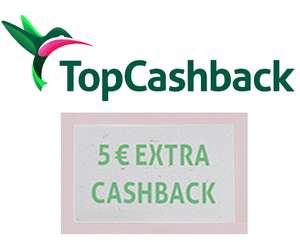 [TopCashback] 5 Euro Bonus zum Valentinstag ab 15€ MBW bei allen Händlern (für Neu- und Bestandskunden)
