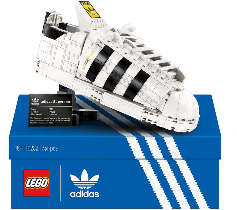 LEGO Creator Expert adidas Originals Superstar (10282) für 24,99€ (Foot Locker)